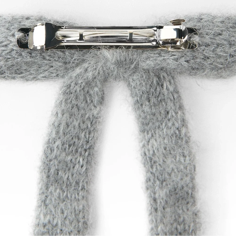 ZARA Wool + Alpaca Blend Hair Clip